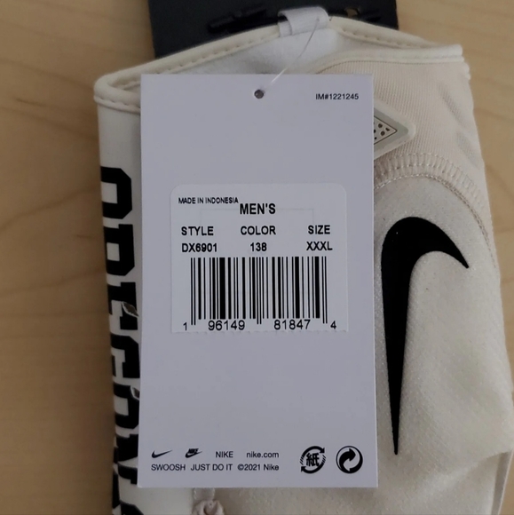 Nike Vapor Jet 7.0 Size 3XL NCAA Football Gloves Oregon State Beavers DX6901-138 - Picture 7 of 11
